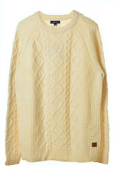 Gant Krémszínű Kötött Férfi Pulóver - 2XL