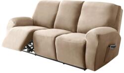  Relax Fotel Huzat (bársonyos, 3 üléses, kapucsínó, rugalmas)