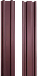 Bravo Șipcă metalică gard Bravo capăt drept 2000x90x0, 50 mm roșu RAL 3009 (J13009AI620)