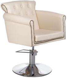  Hidraulikus fodrászszék, Krémszínű