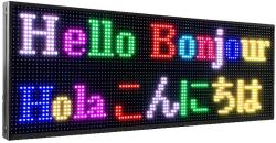  Kültéri LED jel, WiFi programozható, színes színű kijelző, Wifi