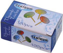 Centrum Rajzszeg színes 100 db/doboz (80368)