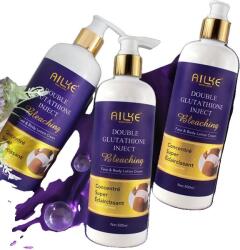 Ailke fehérítő krém, glutation és niacinamid, 500 ml hidratáló képlet, 3PACK glutation