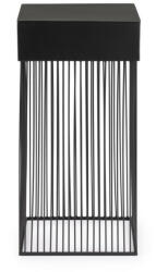 Bizzotto YASLINE Fém Dohányzóasztal Fekete Vonalgeometriás - pepita