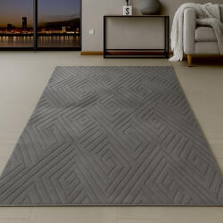  Modern szőnyeg Luxor geometrikus (Grey) 200x290cm Szürke