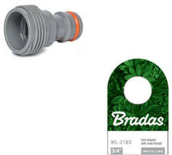 Bradas White Line WL-2185 kuplung adapter, 3/4 külső menettel