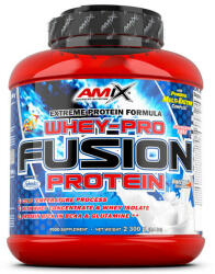 Amix Nutrition - WheyPro FUSION protein 500g / 1000g / 2300g / 4000g - 2300, Strawberry - Tejsavó Fehérje, eper