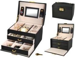 Beautylushh ékszeres doboz, fekete (5902802908261)