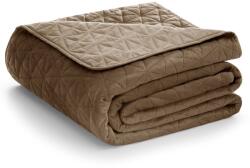 AmeliaHome Ágytakaró LAILA cappucino glamour bársony, poliészter 170x210 AmeliaHome