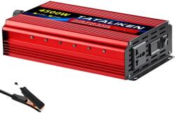  Tiszta szinuszhullám -inverter, 12 V - 220 V -os átalakítás, CE tanúsítvánnyal a biztonság érdekében, 4500W