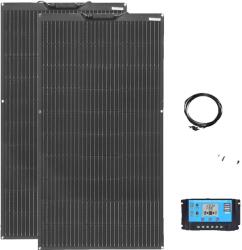  Rugalmas napelemkészlet, 100 W kapacitás, 24% -os hatékonyság, 12v 24 V 200W készlet