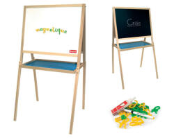  Kétoldalas Tábla Jeujura Wooden Painting Mágneses