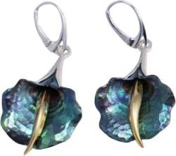  Zema - Titán Virágos Fülbevaló - 925 Ezüst, Kézi készítésű