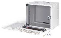 ASSMANN Rack Digitus by Assmann SOHO Pro DN-49204-SET, 19 inch, 9U, 540 x 400 mm, Light Grey (DN-49204-SET)