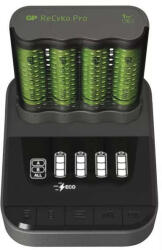 GP Pro P461 akkumulátor töltő, dokkoló + 4×AA GP ReCyko 2700mAh akkumulátor (B54467D)