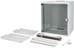 ASSMANN Rack Digitus by Assmann SOHO Pro DN-49206-SET, 19 inch, 12U, 540 x 400 mm, Light Grey (DN-49206-SET)