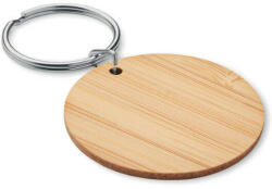  Bambusz Kulcstartó - 4cm - Személyre Szabható