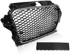 Audi A3 RS3 Hűtőrács - Króm Fekete (GRAU53)