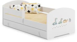 Kobi Gyermekágy LUK 140x70 fiókkal - Dinoszauruszok