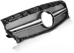  Mercedes CLA W117 (13-19) Sport Hűtőrács - Króm/Fekete (GRME49)