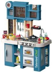 WePro Store Gyerekkonyha világítással, hangokkal, vízzel és gőzzel, 75 kiegészítővel