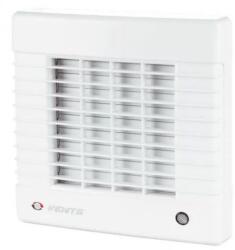Vents 100 MATL automata zsaluval szerelt axiális faliventilátor, időzítővel, golyóscsapággyal szerelve
