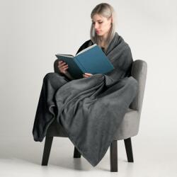 Takaró MIC szín grafitszürke sima stílus klasszikus anyag mikroszálas 70x150