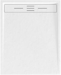 Welland Kőhatású Zuhanytálca - 70 x 90 cm, Fehér, Szifonnal