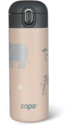 Zopa Safari Szívószálas italtermosz, 400 ml