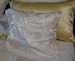  Valisilk hernyóselyem félpárna, 47x74 cm - pepita