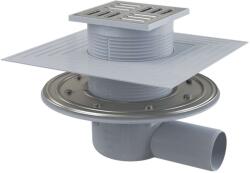 Alcadrain - Gură de scurgere la sol, latură 105x105 mm, diametru 50 mm, al doilea nivel de izolație, obturator de miros SMART, oțel inoxidabil/plastic APV1324 (APV1324)