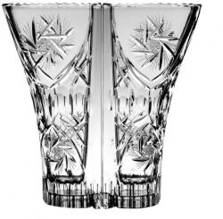  Victoria Ólomkristály Váza - Dupla - 22 cm