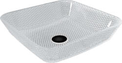 Mexen Mika Üveg Mosdó - 40x40 cm (5907709159112)