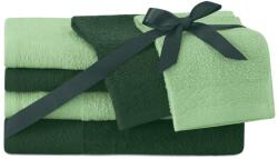 AmeliaHome Törölköző FLOS üvegzöld 2*30x50+2*50x90+2*70x130 AmeliaHome