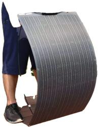  Rugalmas napelemes panel, 120W / 150W opciók, nagy hatékonyságú 21%, könnyű kialakítás, 120W rugalmas fekete