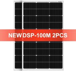  Merev napelem, 100 W teljesítmény, nagy hatékonyság 21, 8%, monokristályos szilícium, 200W merev napelem