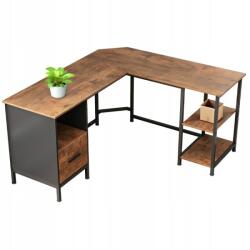  Stílusos sarok számítógépasztal 150 x 75 x 50 cm