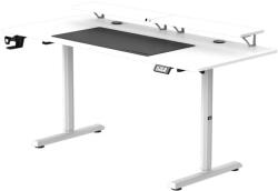 Ultradesk Birou de gaming Ultradesk - Highlander XXL, 72-117 cm, alb (UDESK-HGXL-WT)