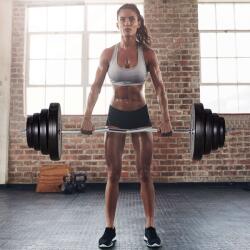 Homcom Görbe rúd készlet 8 tárcsával, 140 x 38, 5 x 38, 5 cm, ezüst / fekete