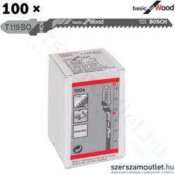 Bosch T 119 BO Basic for Wood szúrófűrészlap 83mm [100db/doboz] (2608637879) (2608637879)
