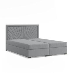 GreenSite Vicenza Ágy, Szövet, 180 x 200, Ágyneműtartóval, Szürke