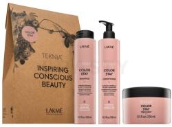 Lakmé Teknia Color Stay Pack készlet festett hajra 300 ml + 300 ml + 250 ml