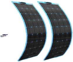  Rugalmas napelem készlet, félig rugalmas kialakítás, nagy hatásfokú 150 W/100 W, 300 W 2 DB 150 W