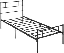 HomCom Ágykeret, Homcom, Acél, Fekete