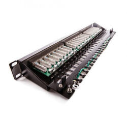  KE-Line Giga KOMPAKT 24port CAT5E árnyékolt patch panel RJ45/s