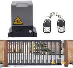 Nagy teherbírású csúszó kapu nyitó, nagy terhelési kapacitás, távirányító működés, 370W motor