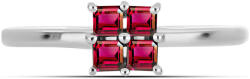  Ezüst Gyűrű Cruzeroi Rubellittel, Y61767/62