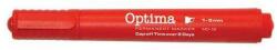 Optima Permanens Filctoll - Piros - 1-5 mm (53148)