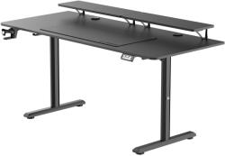 Ultradesk Birou de gaming Ultradesk - Highlander XXL, 72-117 cm, negru (UDESK-HGXL-BB)