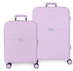  Luxus ABS utazótáska készlet 70cm/55cm PEPE JEANS ACCENT Lila, 7699535